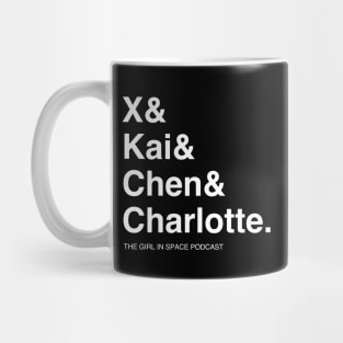 X & Kai & Chen & Charlotte - White Ink Mug